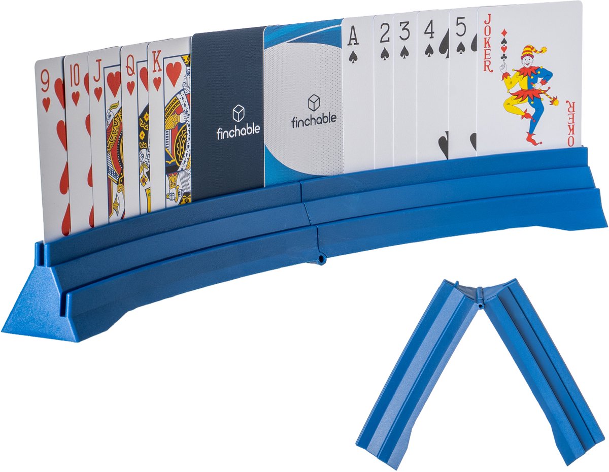  ®   – Inklapbare Kaartenhouder | 4 Speelkaarthouders – Speelkaarten - Poker